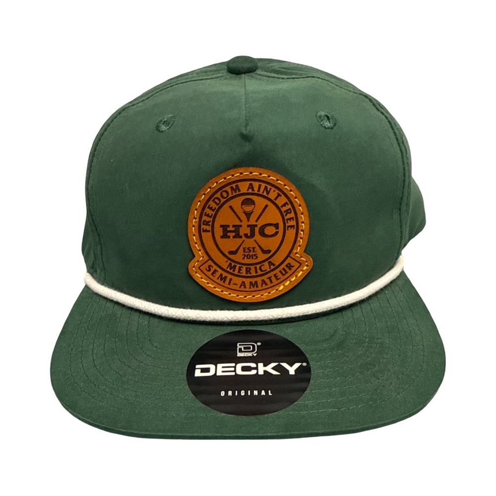 HJC Semi-Amateur Golf Snapback Hat OSFM Green NWT❗️